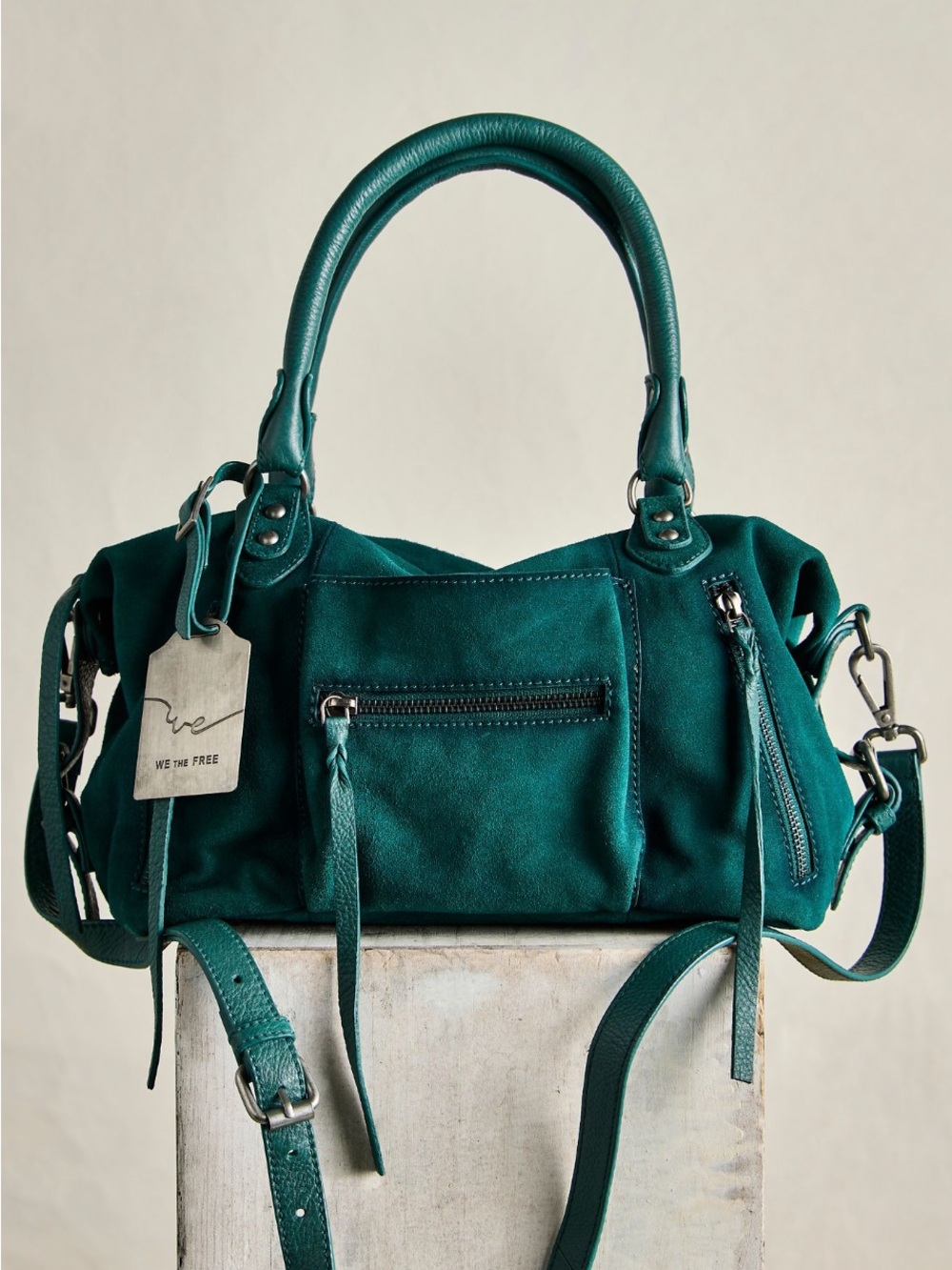 NEW COLOR! FOREST DEW! FREE PEOPLE BABY EMERDON TOTE! NEW!